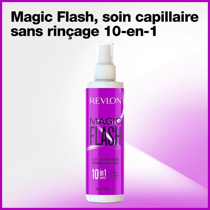 Hårbalsam uden skylning Revlon Magic Flash 200 ml 10 i 1