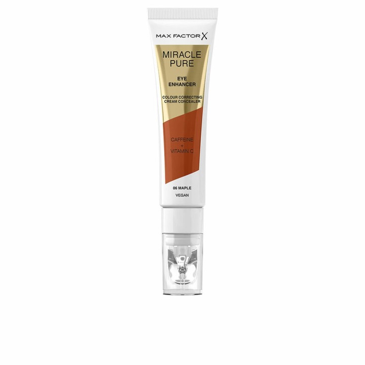 Dækcreme til Ansigtet Max Factor MIRACLE PURE Nº 06 Maple 10 ml Øjenpleje