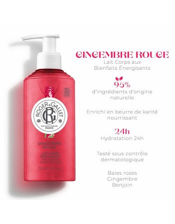 Lotion corporelle Roger & Gallet Gingembre Rouge 250 ml
