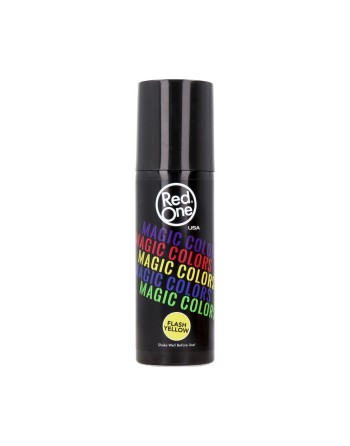 Coloration Semi-permanente Red One One Magic Jaune 100 ml Peinture en spray pour cheveux