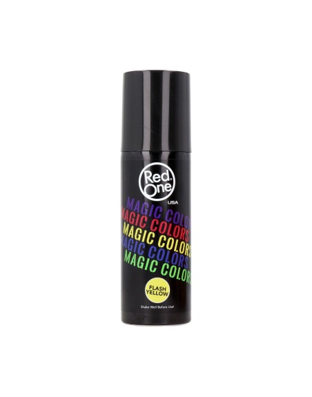 Coloration Semi-permanente Red One One Magic Jaune 100 ml Peinture en spray pour cheveux