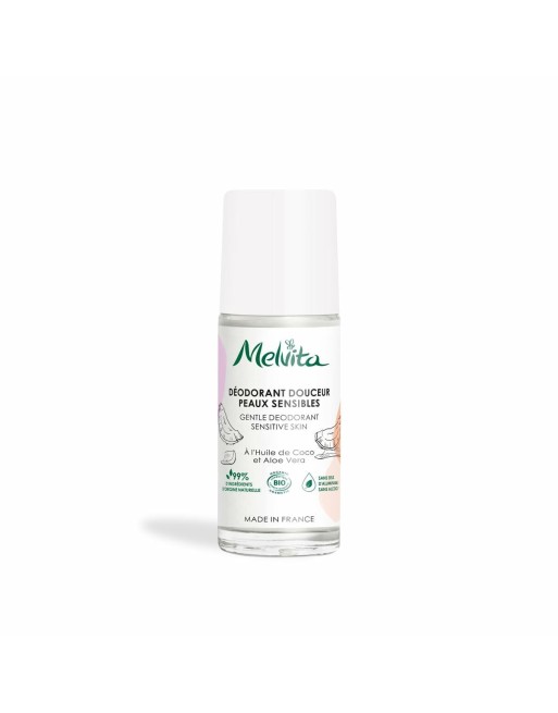 Deodorante Roll-on Melvita Los Esenciales De Higiene 50 ml Pelle sensibile