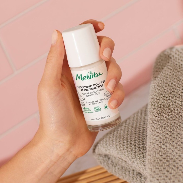 Roll on deodorant Melvita Los Esenciales De Higiene 50 ml Følsom hud