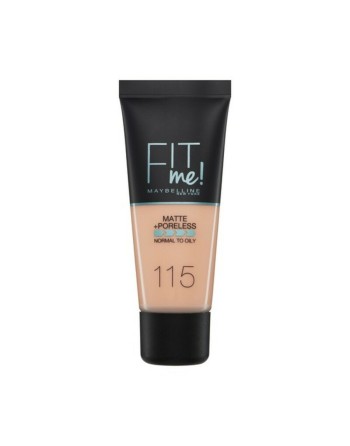 Flydende makeup foundation Fit me Maybelline 30 ml