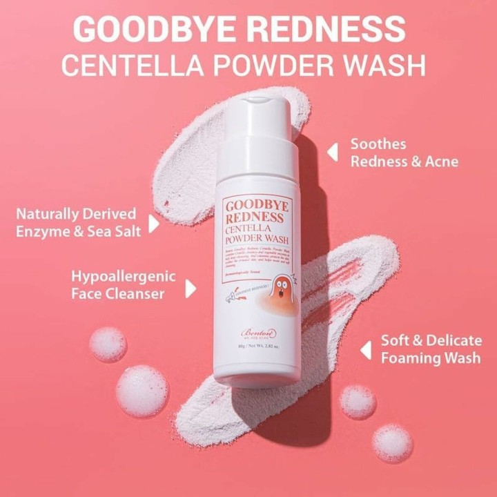 Ansigtsrens Benton Goodbye Redness Centella 80 g Pulveriseret