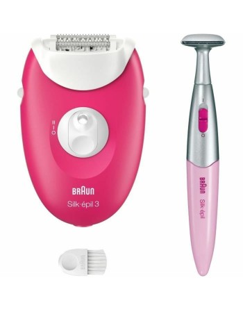 Epilatore Elettrico Braun 3-202 Fucsia