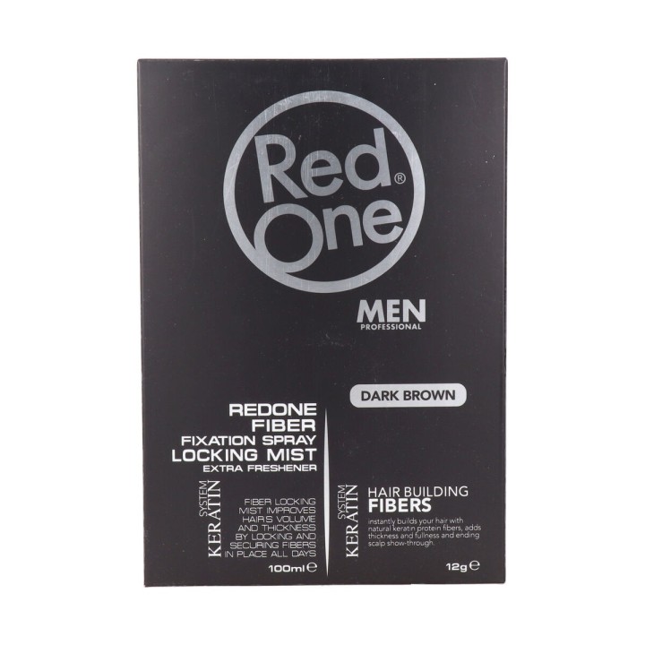 Strukturprodukter til Håret Red One Hair Fiber Topic Set Brown 100 ml