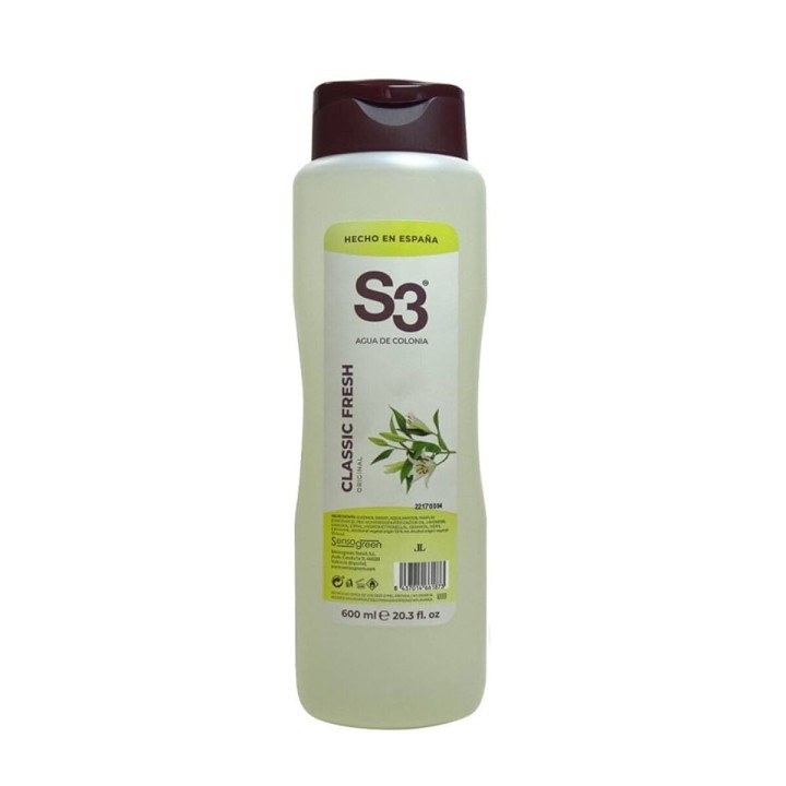 Unisex parfume S3 Classic Fresh EDC 600 ml