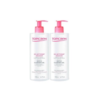 Gel Limpiador Topicrem Dúo 2 x 500 ml 2 Unidades