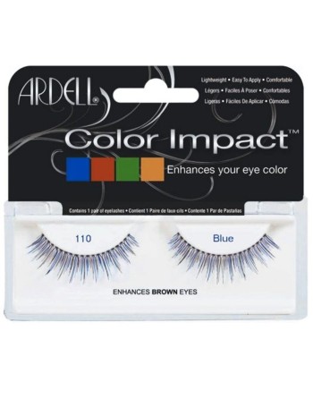 Sæt med falske øjenvipper Ardell Color Impact Nº 110 Blue