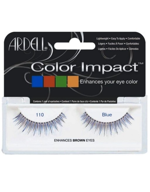 Sæt med falske øjenvipper Ardell Color Impact Nº 110 Blue