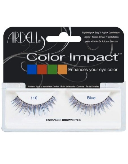 Sæt med falske øjenvipper Ardell Color Impact Nº 110 Blue