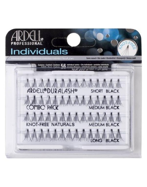 Set de pestañas postizas Ardell Duralash Combo Pestañas individuales 56 Unidades