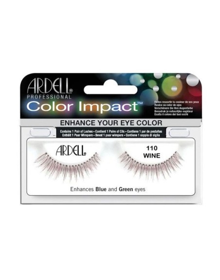Set de pestañas postizas Ardell Color Impact Nº 110 Wine