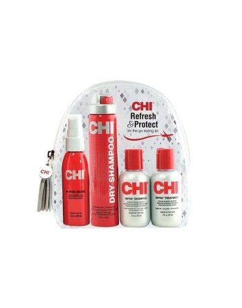 Frisør Sæt Farouk Chi Refresh & Protect 4 Dele