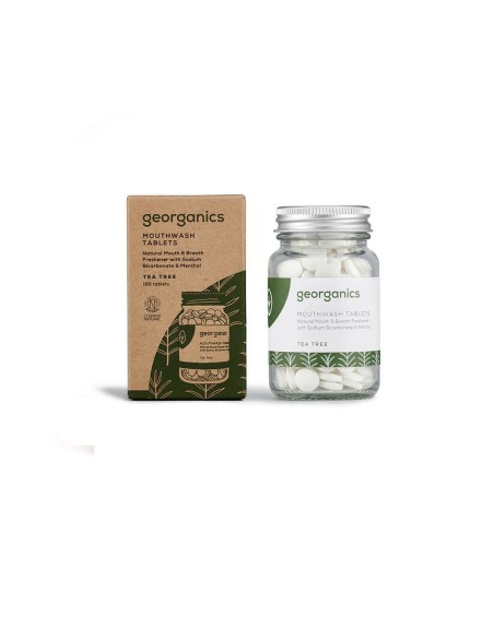 Mundspülung Georganics Pille Teebaum 180 Stück