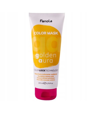 Mascarilla con pigmentos de color Fanola 200 ml Golden Aura