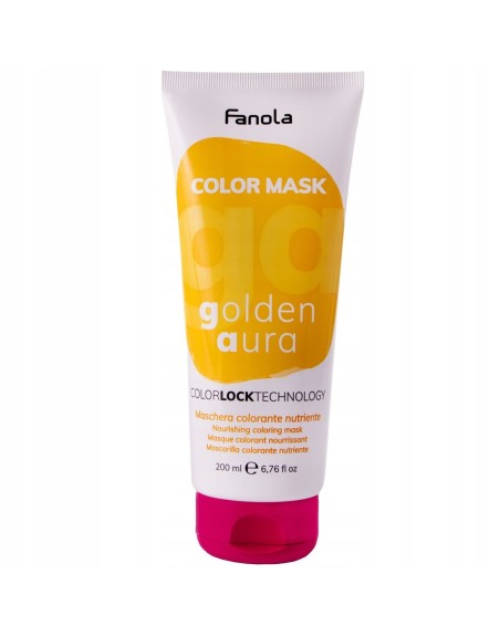 Mascarilla con pigmentos de color Fanola 200 ml Golden Aura