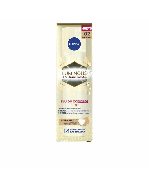 CC Cream Nivea LUMINOUS 630º Medio Spf 30 40 ml