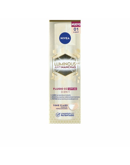 CC Cream Nivea LUMINOUS 630º Clair Spf 30 40 ml
