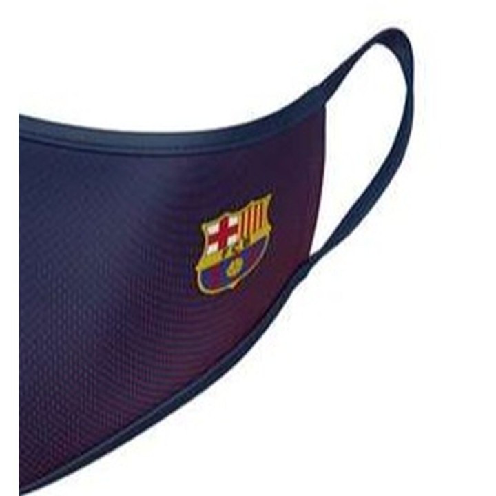 Mascarilla de Tela Reutilizable F.C. Barcelona + 6 Años Infantil