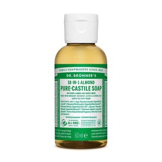 Flydende sæbe Dr Bronner's 60 ml Mandler