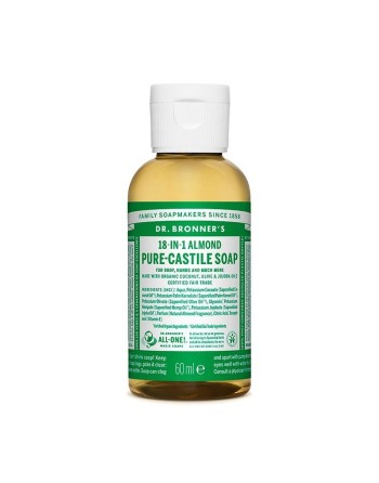 Flüssigseife Dr Bronner's 60 ml Mandeln