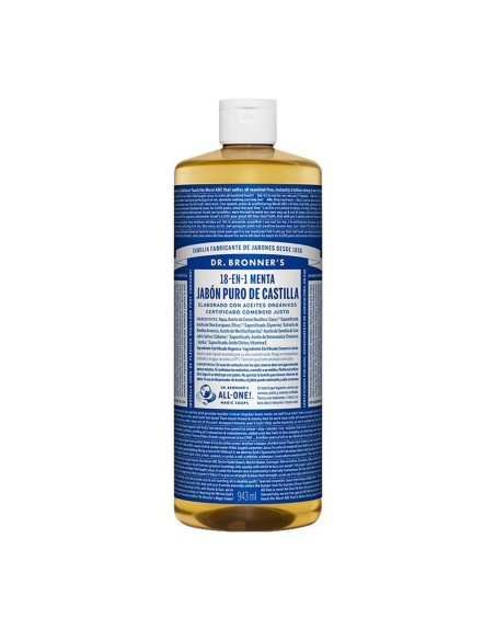Jabón Líquido Dr Bronner's 945 ml Menta