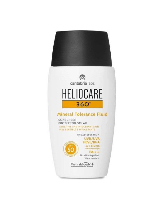 Protezione Solare Viso Heliocare 360° Mineral Tolerance Fluid Spf 50 50 ml