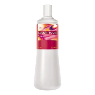 Dauerfärbung Emulsion 4% 13 Vol Wella Color Touch Weiß Schwarz 1 L 4% / 13 VOL (1000 ml)