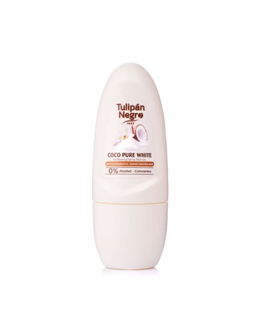 Roll-On Deodorant Tulipán Negro Coco Pure White 50 ml