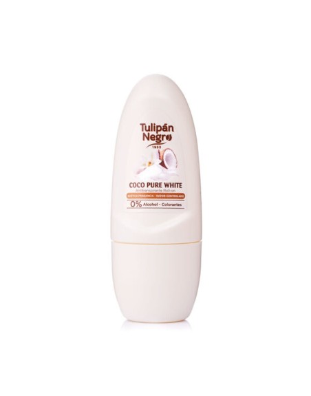 Deodorante Roll-on Tulipán Negro Coco Pure White 50 ml