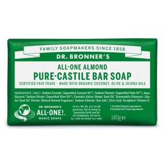 Pastilla de Jabón Dr Bronner's 140 g Almendras