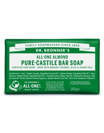 Stück Seife Dr Bronner's 140 g Mandeln
