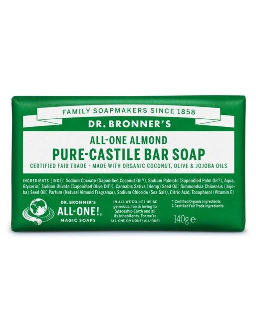 Soap Cake Dr Bronner's 140 g Almonds