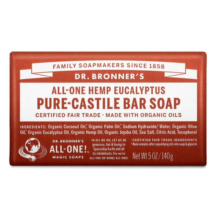 Pastilla de Jabón Dr Bronner's 140 g Eucalipto