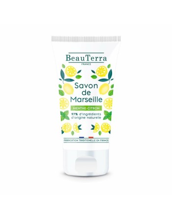 Marseille-Seife Beauterra MARSEILLE 100 ml Zitronengelb Minze