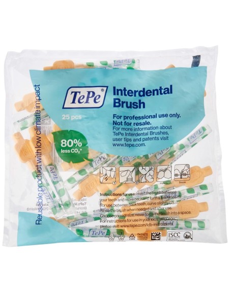 Cepillos interdentales Tepe Extra Soft Naranja 0,45 mm 25 Unidades
