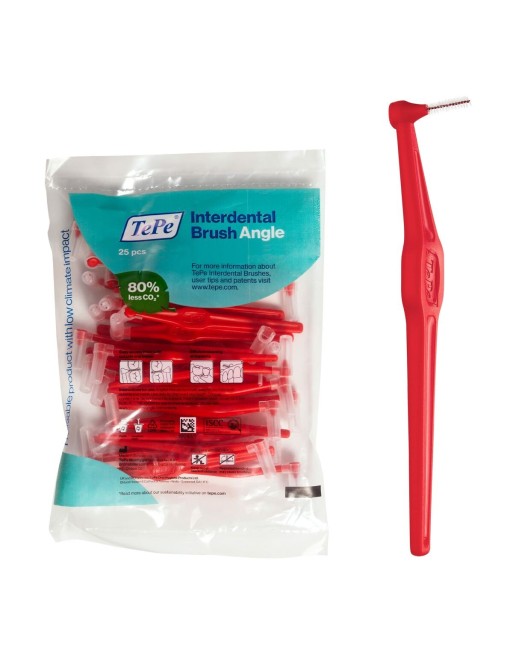 Interdental brushes Tepe Angle Red 0,5 mm 25 Units