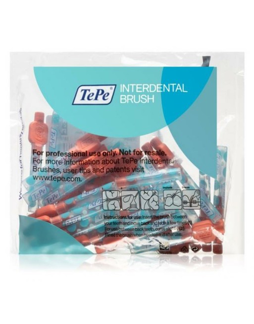 Cepillos interdentales Tepe Extra Soft Rojo 0,5 mm 25 Unidades