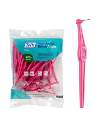 Mellemrumsbørster til tænder Tepe Angle Pink 0,4 mm 25 enheder