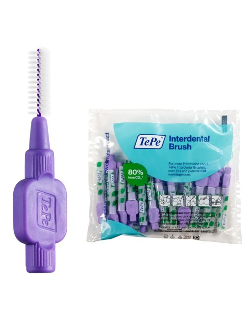 Cepillos interdentales Tepe Original Púrpura 1,1 mm 25 Unidades