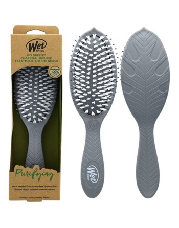 Knotenlösende Haarbürste The Wet Brush Go Green Grau Weichspüler