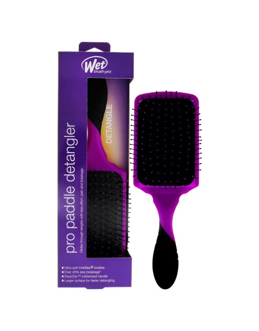 Cepillo Desenredante The Wet Brush Morado Rectangular