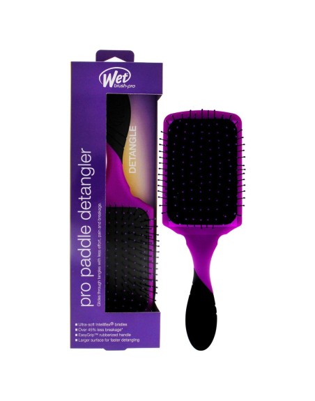 Cepillo Desenredante The Wet Brush Morado Rectangular