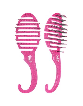 Cepillo Desenredante The Wet Brush Glitter Rosa Ducha