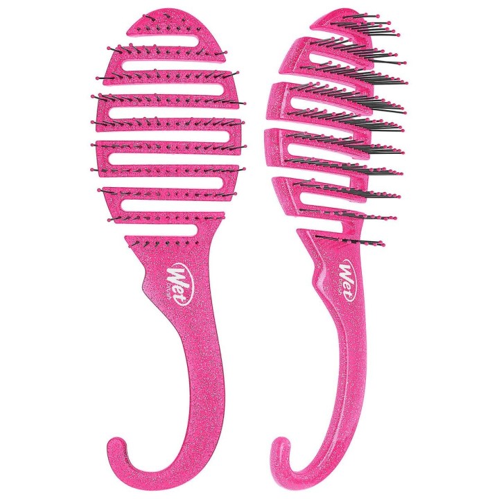 Børste til Glatning af Håret The Wet Brush Glitter Pink Bruser