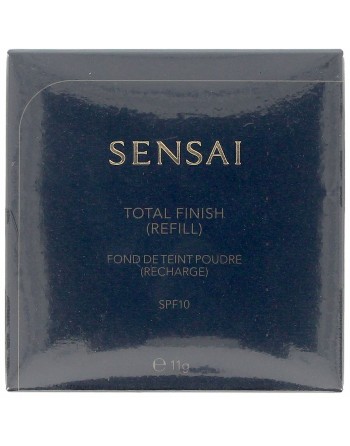 Powder Make-up Base Sensai Total Finish Nº TF203 Natural beige Spf 10 11 g Refill