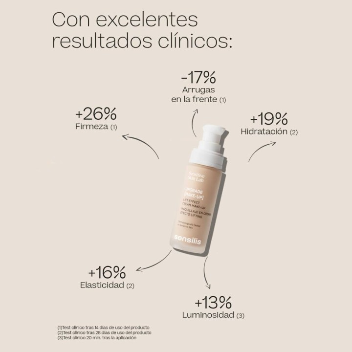 Cremet Make Up Foundation Sensilis Upgrade [Make-Up] Nº 03 Miel doré 30 ml