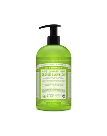 Flydende sæbe Dr Bronner's Lemongrass Lime 710 ml
